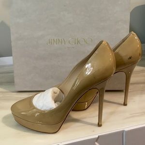 Jimmy Choo Nude Pumps